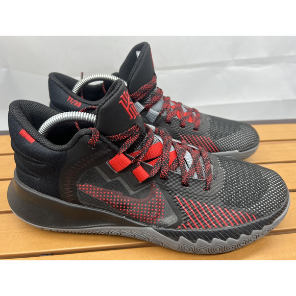 New! Nike Kyrie Flytrap 5 Black University Red Shoes Men\'s Size 9 (CZ4100-003) main image 9
